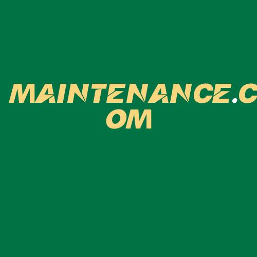 Logo da MAINTENANCE